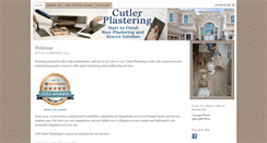 Desktop Screenshot of cutlerplastering.com